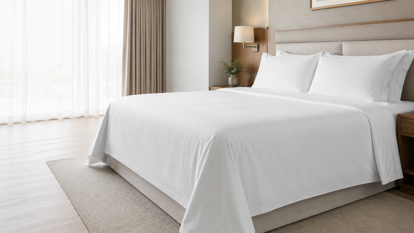 DITE bed sheets for hospitality environments