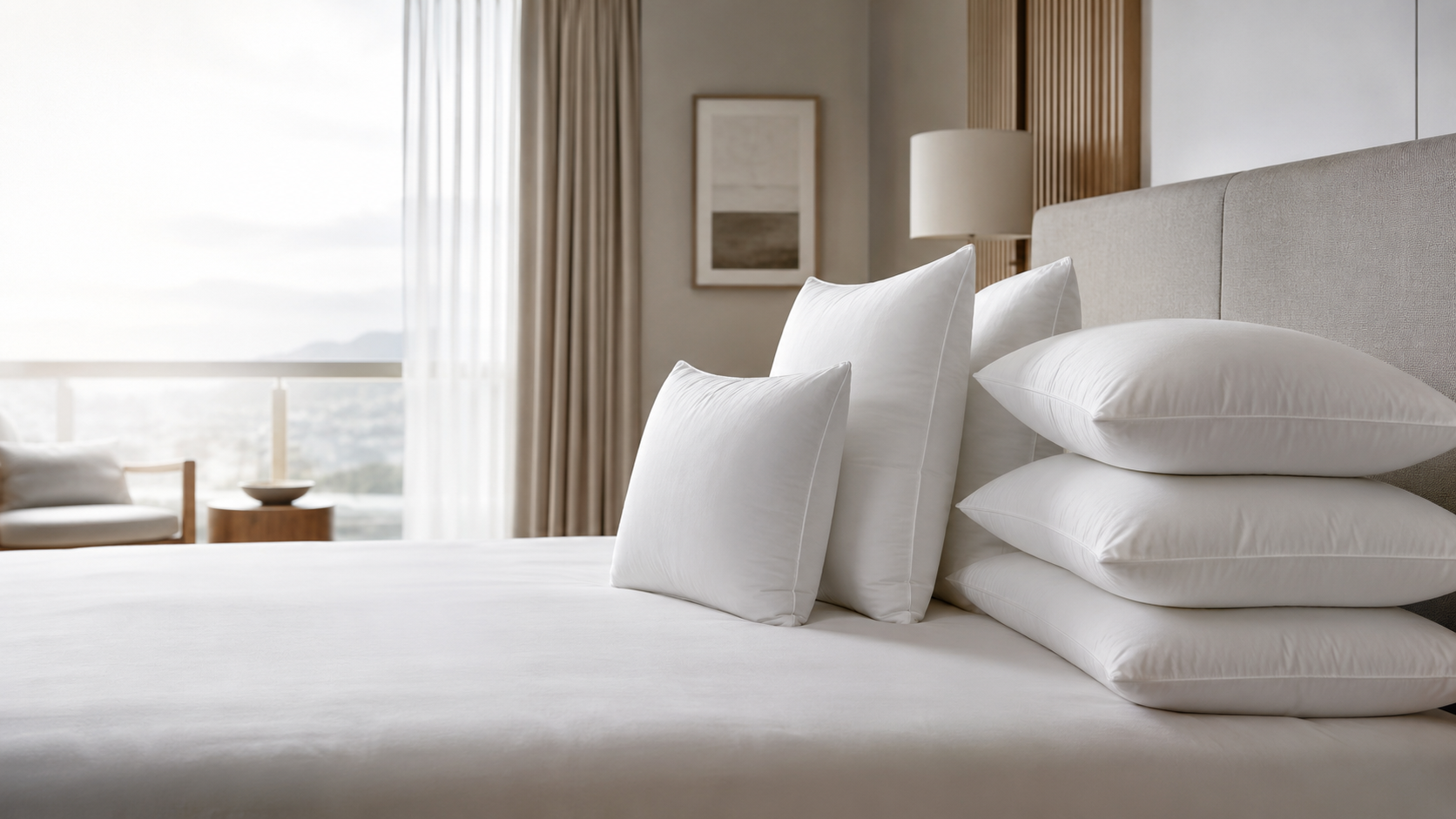 DITE pillow inserts for hospitality environments