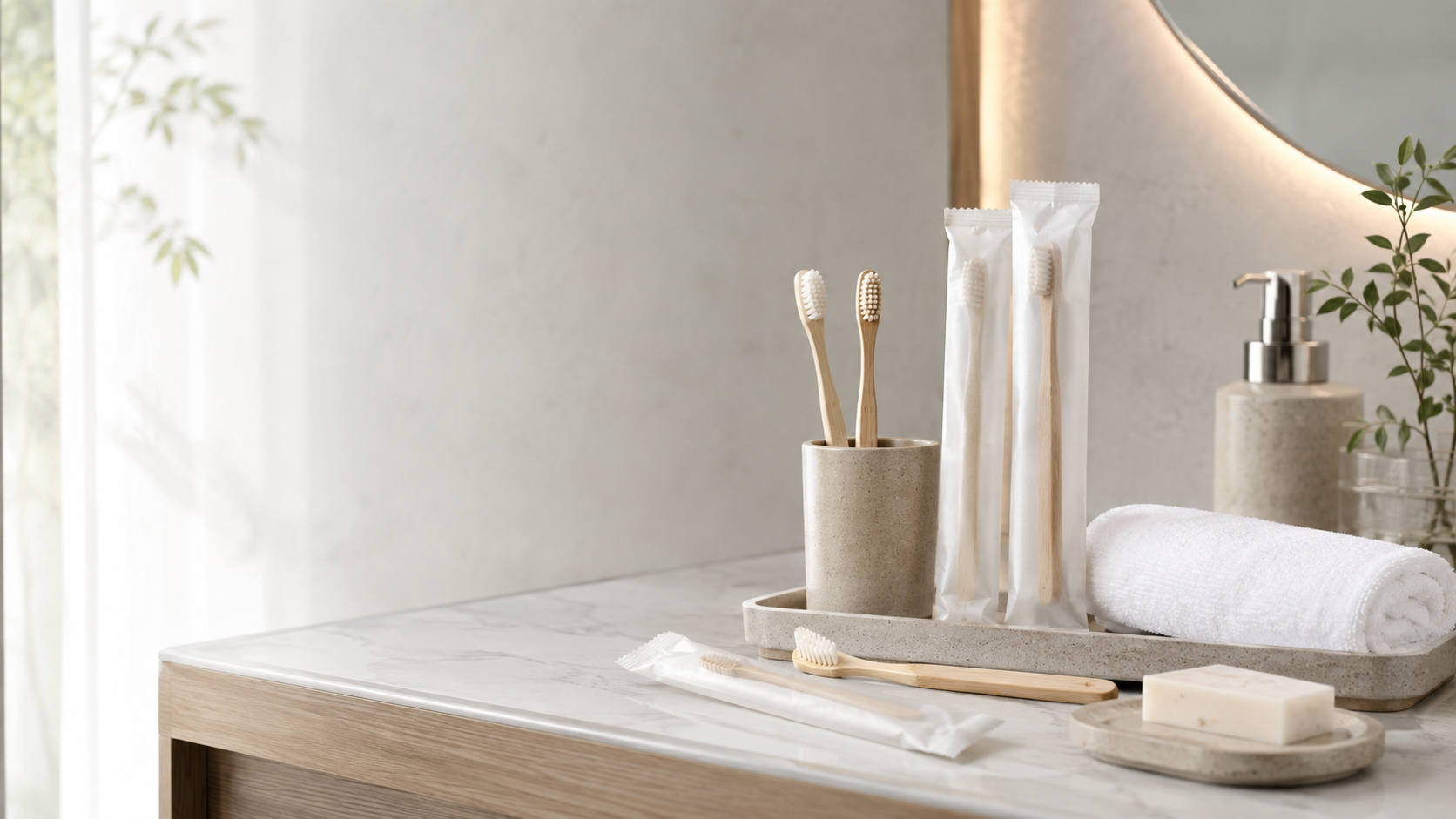 DITE toothbrushes for hospitality environments